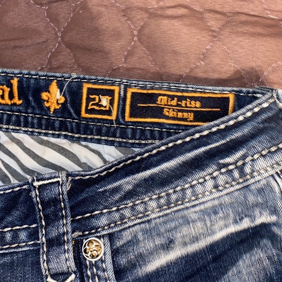 Skinny rock revival jeans mid rise yalen - Picture 5 of 11